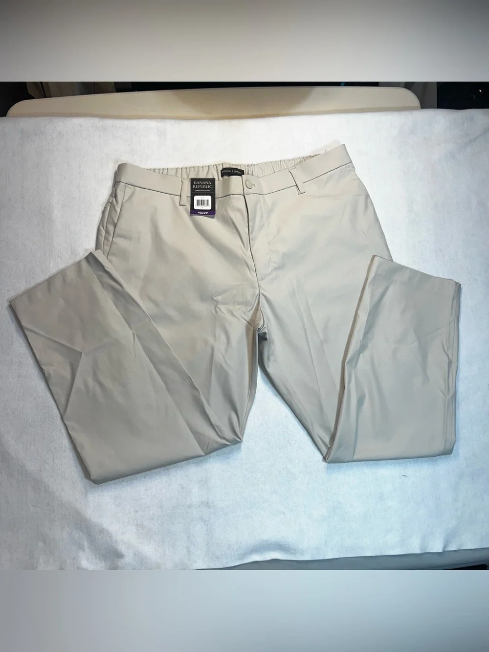 Banana Republic Commuter Flex Pants Men’s 40x29 Tan Stretch Performance pants